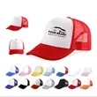 High Crown Mesh Baseball Hat Trucker Sports Customizable | https://www.bestnamebadges.com