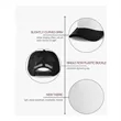 High Crown Mesh Baseball Hat Trucker Sports Customizable | https://www.bestnamebadges.com