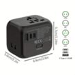 Power Converter Universal Adapter AC Wall Socket W/ USB | https://www.bestnamebadges.com