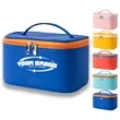 Portable Travel Zipper Cosmetic PU Storage Bag Waterproof | https://www.bestnamebadges.com