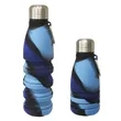 18oz Collapsible Retractable Portable Sports Water Bottle | https://www.bestnamebadges.com