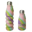 18oz Collapsible Retractable Portable Sports Water Bottle | https://www.bestnamebadges.com