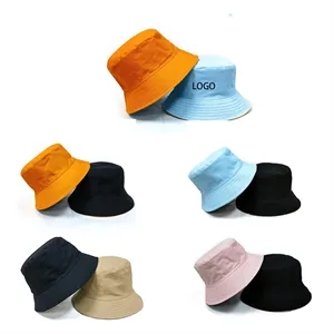 Reversible Outdoor Double Sided Bucket Hats Fisherman Hats