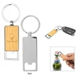Bristol Bamboo Key Tag With Bottle Opener | https://www.bestnamebadges.com