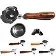 Customizable Espresso Handle Coffee Machine Filter Wooden | https://www.bestnamebadges.com