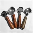 Customizable Espresso Handle Coffee Machine Filter Wooden | https://www.bestnamebadges.com