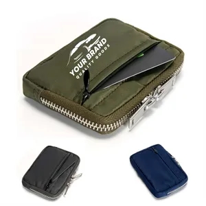 Portable Nylon ID Card Holder Short Wallet Student Business | https://www.bestnamebadges.com