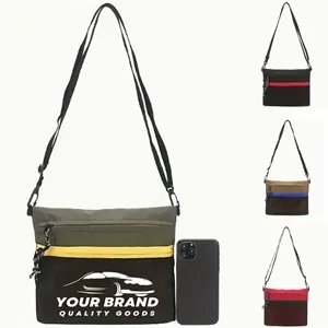 Crossbody Bag Waterproof Lightweight Shoulder Handbag Purse | https://www.bestnamebadges.com