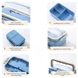 Bento Lunch Box Tableware Set Wheat Straw Material | https://www.bestnamebadges.com