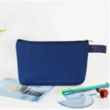 Customizable Canvas Solid Color Craft Pencil Bag Cosmetic | https://www.bestnamebadges.com