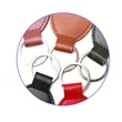 Portable Leather Keychain Handmade Genuine Leather | https://www.bestnamebadges.com