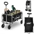 Foldable Heavy Duty Beach Cart Outdoor Picnic Camper | https://www.bestnamebadges.com