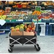 Foldable Heavy Duty Beach Cart Outdoor Picnic Camper | https://www.bestnamebadges.com