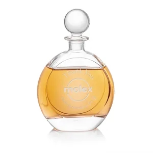 Bonello Round Decanter | https://www.bestnamebadges.com