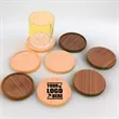 Wooden Round Coasters | https://www.bestnamebadges.com