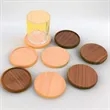 Wooden Round Coasters | https://www.bestnamebadges.com
