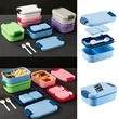64oz Double Layered Lunch Box | https://www.bestnamebadges.com
