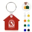 Custom House Shaped PVC Keychain | https://www.bestnamebadges.com