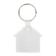 Custom House Shaped PVC Keychain | https://www.bestnamebadges.com