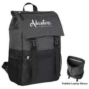 Durable Flip Top Rucksack Backpack ( 10.5'' x 5'' x 16.5'' )