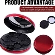 Portable Round Mini Mobile Coin Dispenser Case Wallet | https://www.bestnamebadges.com