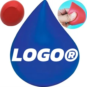 PU Foam Rehabilitation Grip Stress Reliever Water Drop Ball