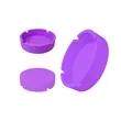 Round Silicone Ashtray | https://www.bestnamebadges.com