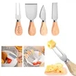 4 Pieces Cheese Knives Set | https://www.bestnamebadges.com