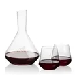 Terrassa Carafe & Cannes Stemless Wine | https://www.bestnamebadges.com