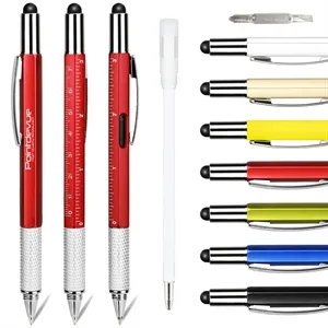 Custom 6 In 1 Multi Function Tool Pen