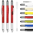 Custom 6 In 1 Multi Function Tool Pen | https://www.bestnamebadges.com