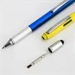 Custom 6 In 1 Multi Function Tool Pen | https://www.bestnamebadges.com