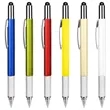 Custom 6 In 1 Multi Function Tool Pen | https://www.bestnamebadges.com