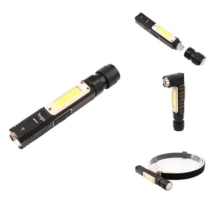 Pocket Light Rechargeable 90 Degree Magnetic Flashlight