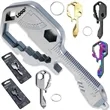 24 In 1 Stainless Steel Multifunctional Keychain Key Tool | https://www.bestnamebadges.com