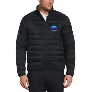 Perry Ellis Full-Zip Puffer Jacket | https://www.bestnamebadges.com