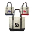 Union Printed - Large Sea Coast Polyester Tote Bags | https://www.bestnamebadges.com