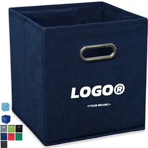 Sports Storage Bins Collapsible Cube Container Office Room