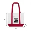 Reusable Canvas Shopping Tote Bag | https://www.bestnamebadges.com