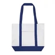 Reusable Canvas Shopping Tote Bag | https://www.bestnamebadges.com