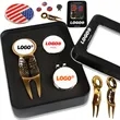 Custom Engraved Golf Divot Repair Too Ball Marker Gift set | https://www.bestnamebadges.com