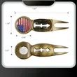 Custom Engraved Golf Divot Repair Too Ball Marker Gift set | https://www.bestnamebadges.com