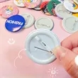 Round Pin Button Badge Tag Christmas Party Wedding Supplies | https://www.bestnamebadges.com