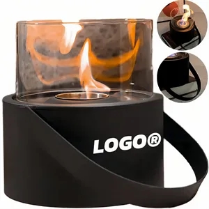 Indoor Portable Ethanol Tabletop Fire Pit Fireplace Stove