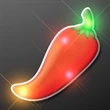 LED Chili Pepper Blinky Light Pin | https://www.bestnamebadges.com