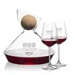 Woodbury Carafe w/Cork Stopper & Elderwood Wine | https://www.bestnamebadges.com