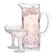 Brinkley Pitcher & Cocktail Coupes Set | https://www.bestnamebadges.com