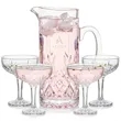 Brinkley Pitcher & Cocktail Coupes Set | https://www.bestnamebadges.com