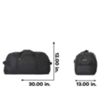 Slate Large Duffel | https://www.bestnamebadges.com
