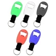 Keychain Ring Backpack Charm With Webbing Bottle Opener | https://www.bestnamebadges.com